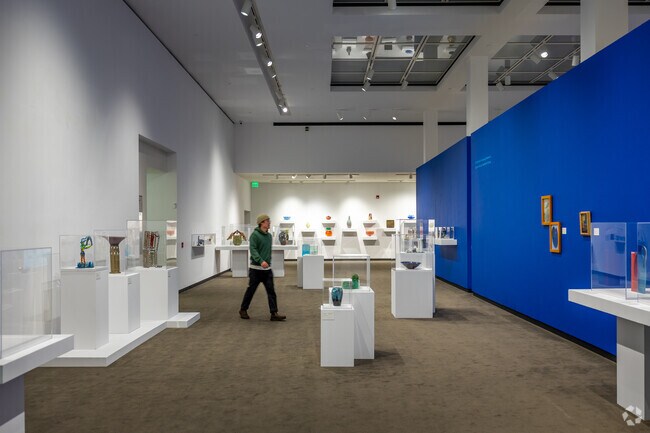 Racine Art Museum has an impressive collection of glassware by female artists.