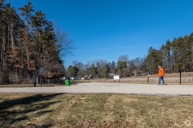 Locals can access hiking trails at Flushing County Park in Flushing.