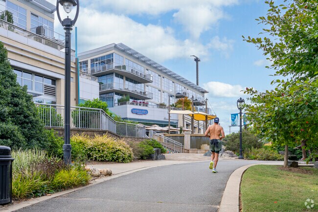 The Little Sugar Creek Greenway connects many Charlotte neighborhoods to Uptown and beyond.