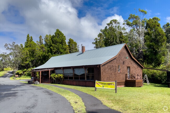 Stop by the Volcano Art Gallery and check out work from local artists.