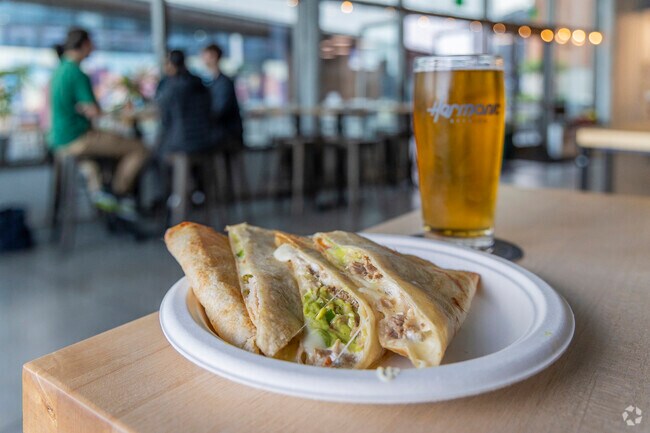 Mission Bay's Harmonic Brewing serves great bar eats along with its custom beers.