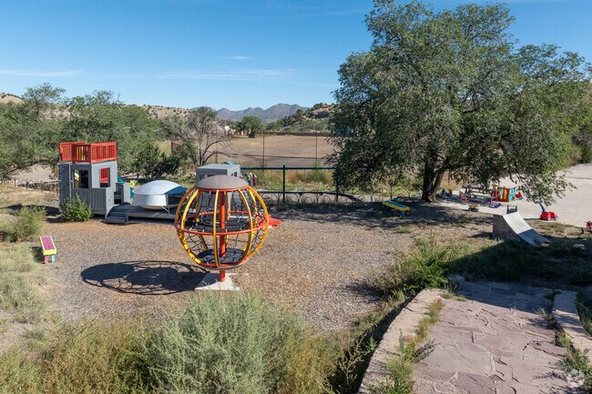 There is a perfect place for kids to play at Oscar Huber Memorial Ball Park.