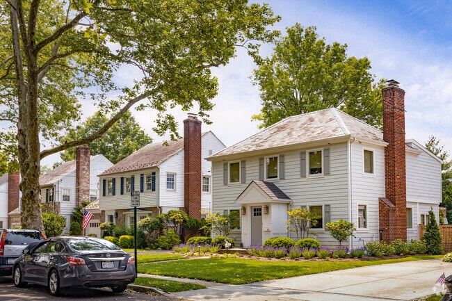 Colonial-style homes are found throughout Malverne.
