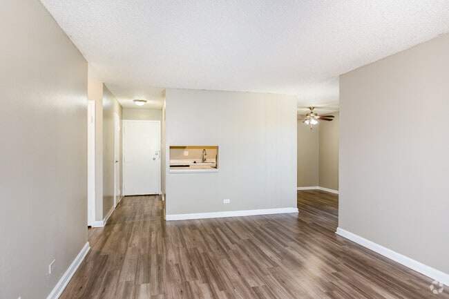 A3 - 1BR, 1BA - 793SF - Living Room