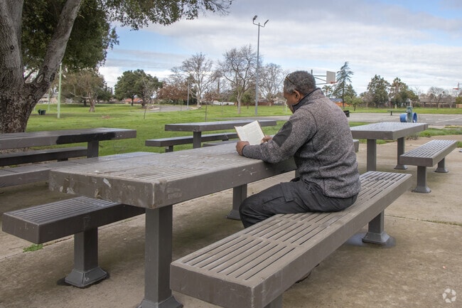 Johnston Park is a quiet place to read a good book in Willis Acres.