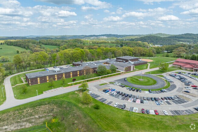 Bentworth Senior High sits back from the main road on a private drive.
