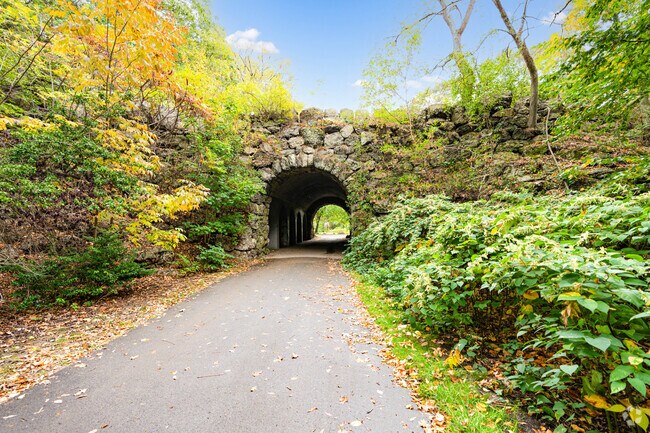 Elliots Arch is a popular way used by Franklin Field North residents to walk, bike, or jog.