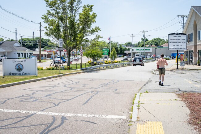 Run through Somerset Center and enjoy the many shops and restaurants along the way.