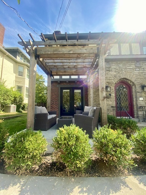 Street front patio