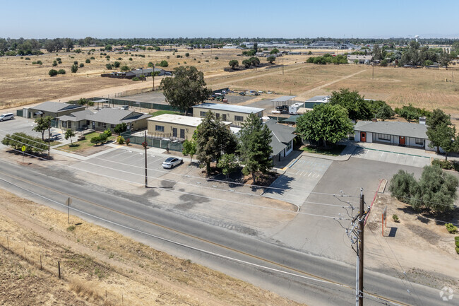 The entrance to Sherman Thomas Charter High School in Madera.