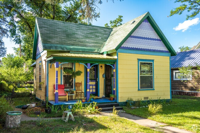 No two homes in neighborhood are alike, ranging from size, style and color.