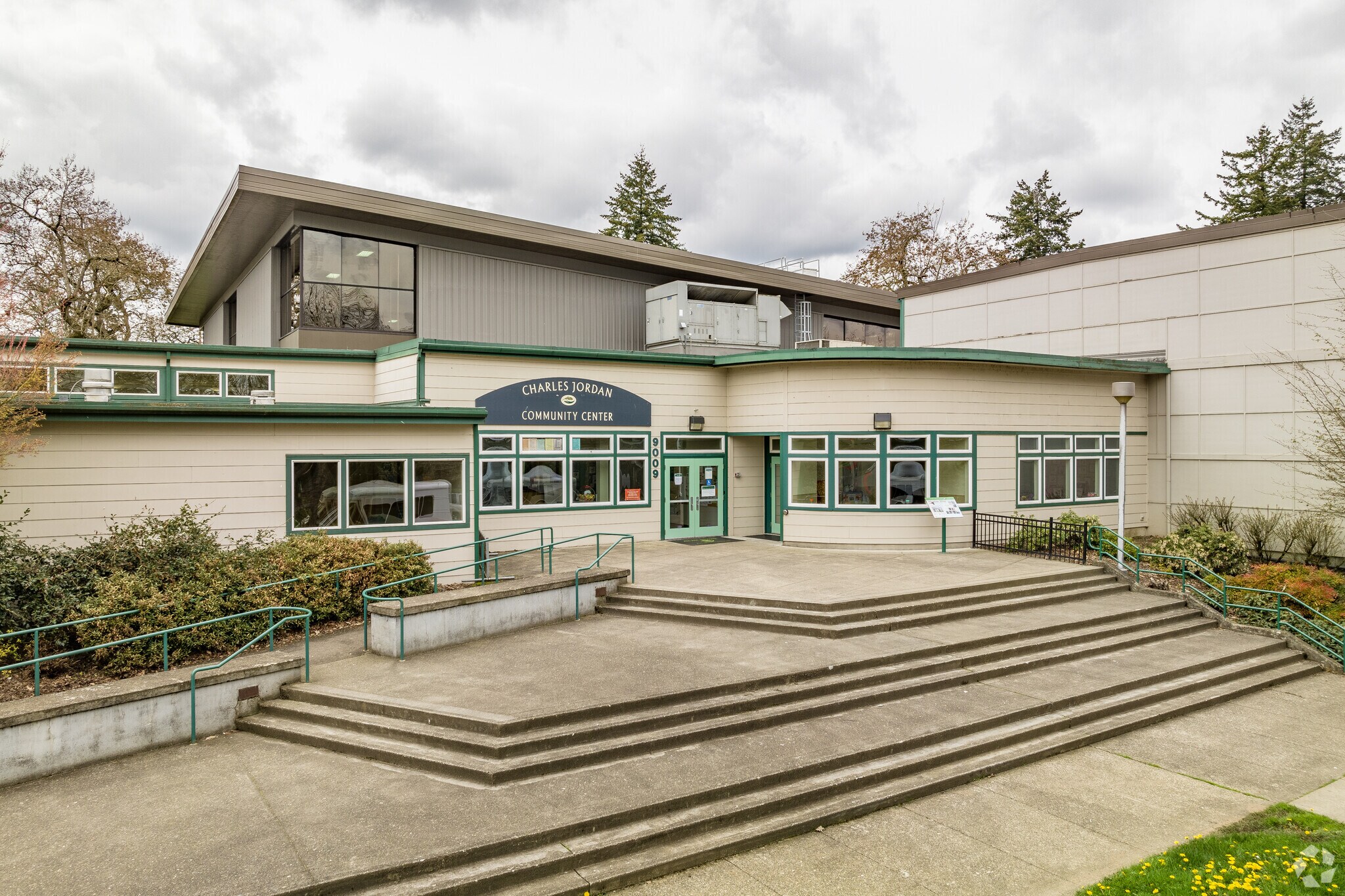 Charles Jordan Community Center Entrance in Portsmouth