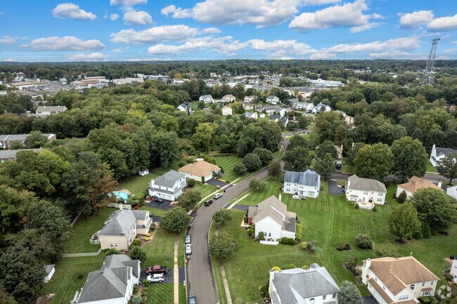 Southampton neighborhoods feature wide lots and tree-lined streets.