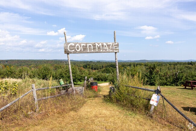 Wallingford's Fruit House in Auburn boasts a large corn maze for some fun family activities.