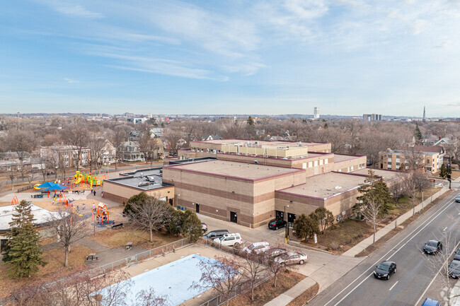 Marcy's location provides easy access to Minneapolis's vibrant arts and theater district.