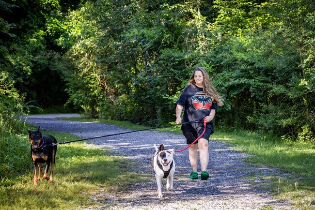Central residents take walks along the serene nature trails at Blackwater Conservation Area.