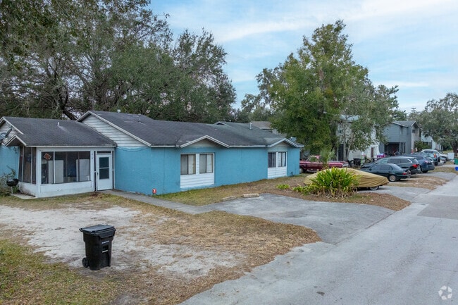 Most homes in Porter's Community lack garage space and instead have parking pads or occasionally car ports.