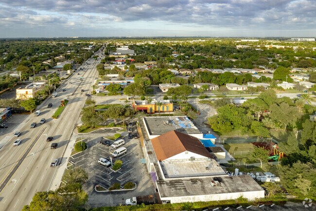 A view of Hope for the Future Christian Academy in Ft Lauderdale, FL and the surrounding area.