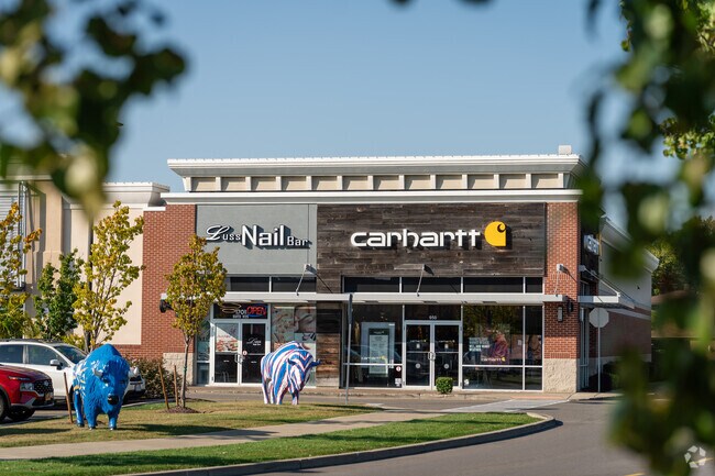 There are plenty of stores close to T Edison School on Niagara Falls Boulevard.