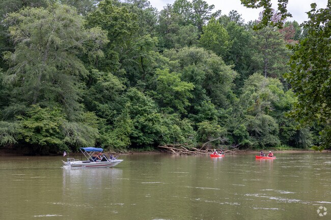 The Chattachoochee River is a place for fun in the sun on a nice day.