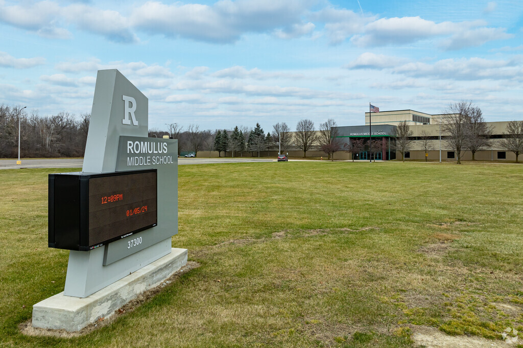 Romulus Middle School in Romulus, Michigan.