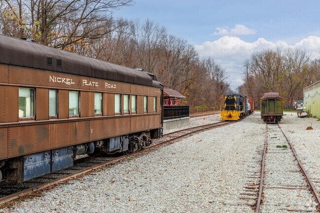 In Noblesville you can take a ride on the famous Nickel Plate Express train.