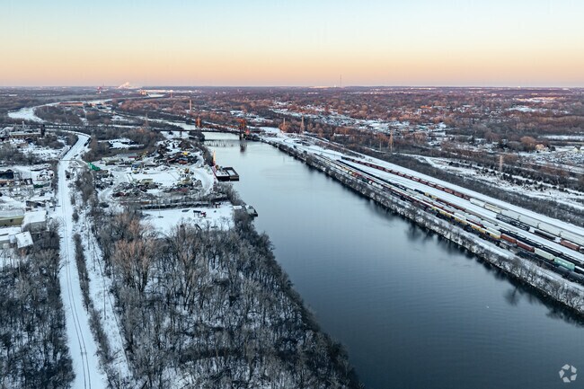 The Chicago Sanitary and Ship Canal remains an important commercial route.