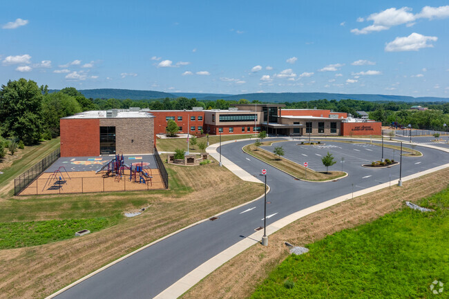 The campus at West Hanover Elementary School is suitable for families and staff.