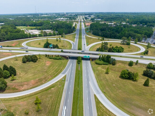 Just a skip down teh freeway from downtown Spartanburg Fairforest is a quiet town with ease of access.