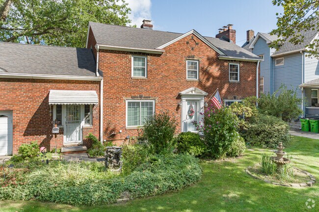 Colonial style homes stand out in Newburgh Heights.