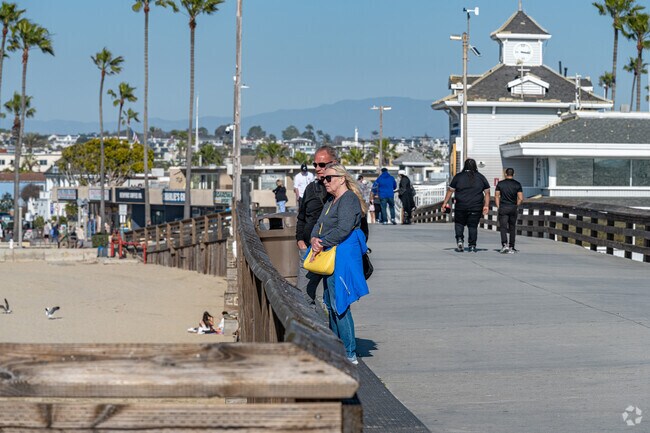 Newport Heights residents enjoy a day on Newport Beach Pier.