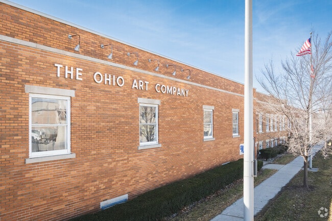 The Ohio Art Company, creator of the Etch-A-Sketch, sits just down the road from downtown Bryan.