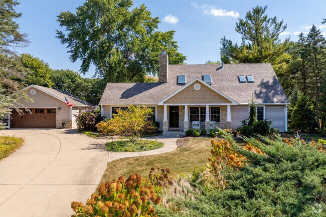 Beautiful custom properties in Clover Hills can feature detached garages and much more.