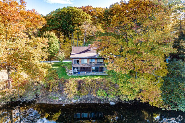 Riverfront homes have beautiful views of the Merrimack River.