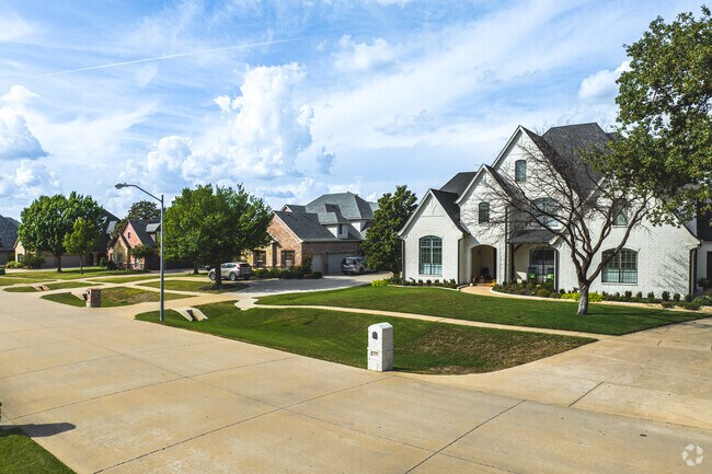 Residential areas of Chase Oaks include many new construction homes.