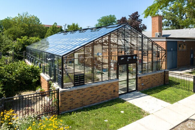 Indian Trail Elementary School in Highland Park boasts a state-of-the-art greenhouse.