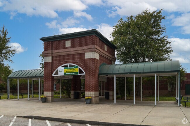 All sixth through eighth graders in Horneytown attend Southeast Middle School.