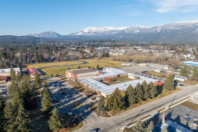 Sandpoint public schools are located in mostly residential neighborhoods.