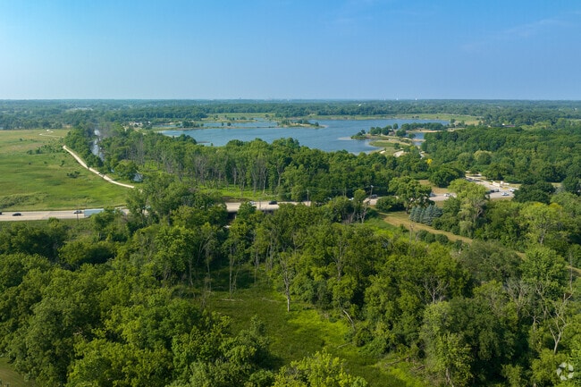 The Gurnee area includes an abundance of greenery and beautiful scenery.