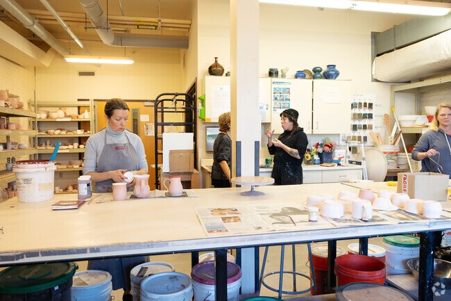 At the Art Center in Troy, NY you can take many forms of classes and use their workshops.