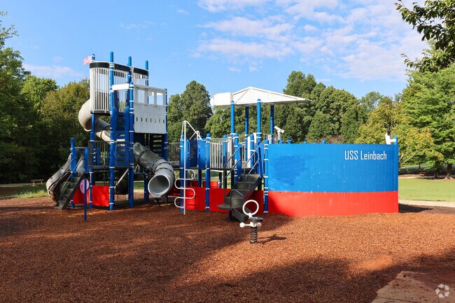 This playground in Peace Haven is designed like a ship.
