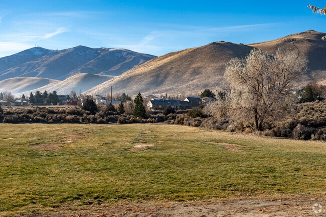 Silver Knolls Park has excellent views of the mountains in Reno.