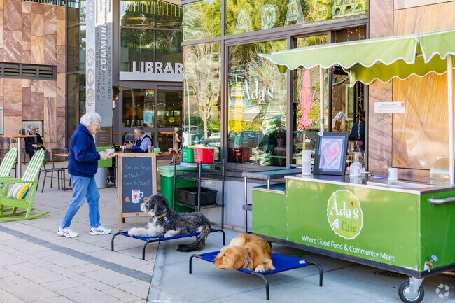 Ada’s Café in nearby Mitchell Park is the perfect spot for a fresh brew.