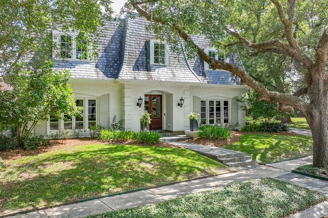 Second Empire architecture and mansard roofs can be found across Lakewood.