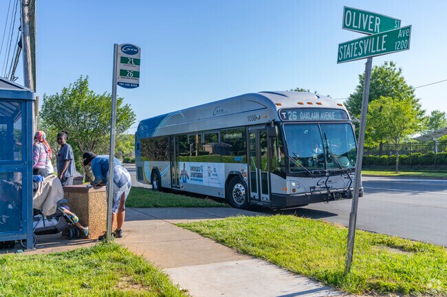 Being close to Uptown Charlotte brings lots of easy access to public transit.