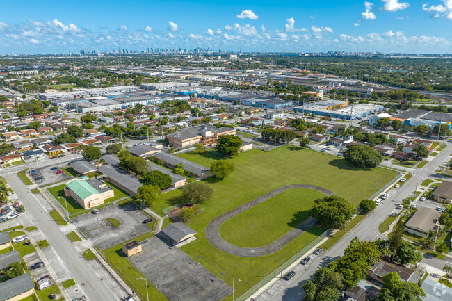 James H. Bright Elementary/J.W. Johnson Elementary School has playgrounds for recess fun.