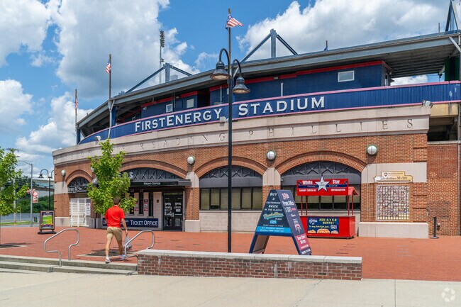 FirstEnergy Stadium in Northwest Reading is the home of the minor league Fightin Phils.