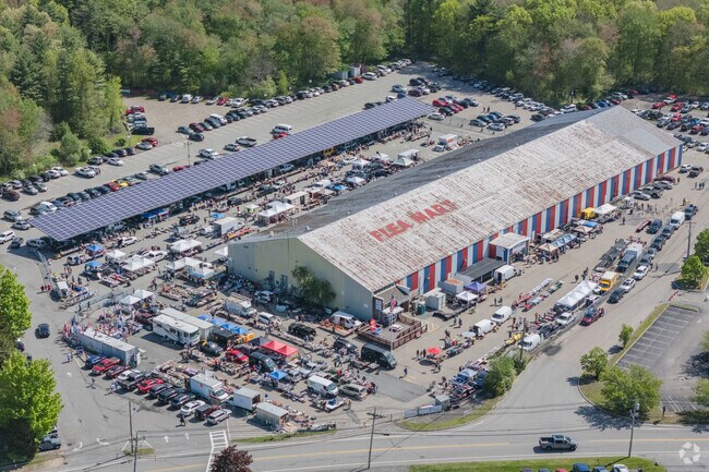 The expansive grounds of the Raynham Flea are part of the allure of spending a day in Raynham.