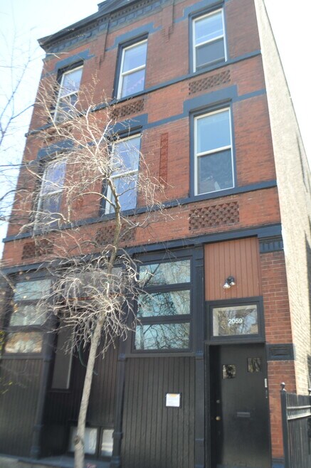 front of brownstone