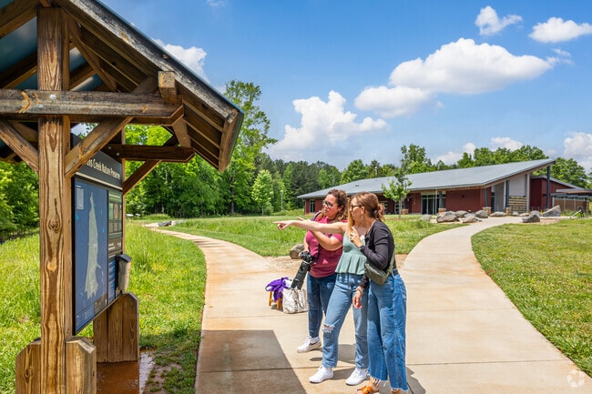 Residents love to walk the trails at Stevens Creek Nature Preserve in Mint Hill.